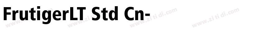 FrutigerLT Std Cn字体转换